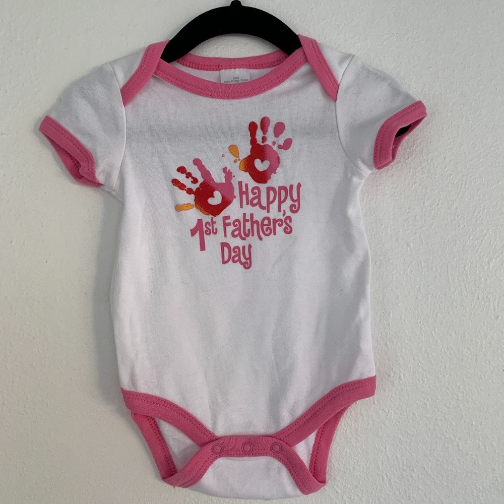 Happy 1st Father’s Day onesie